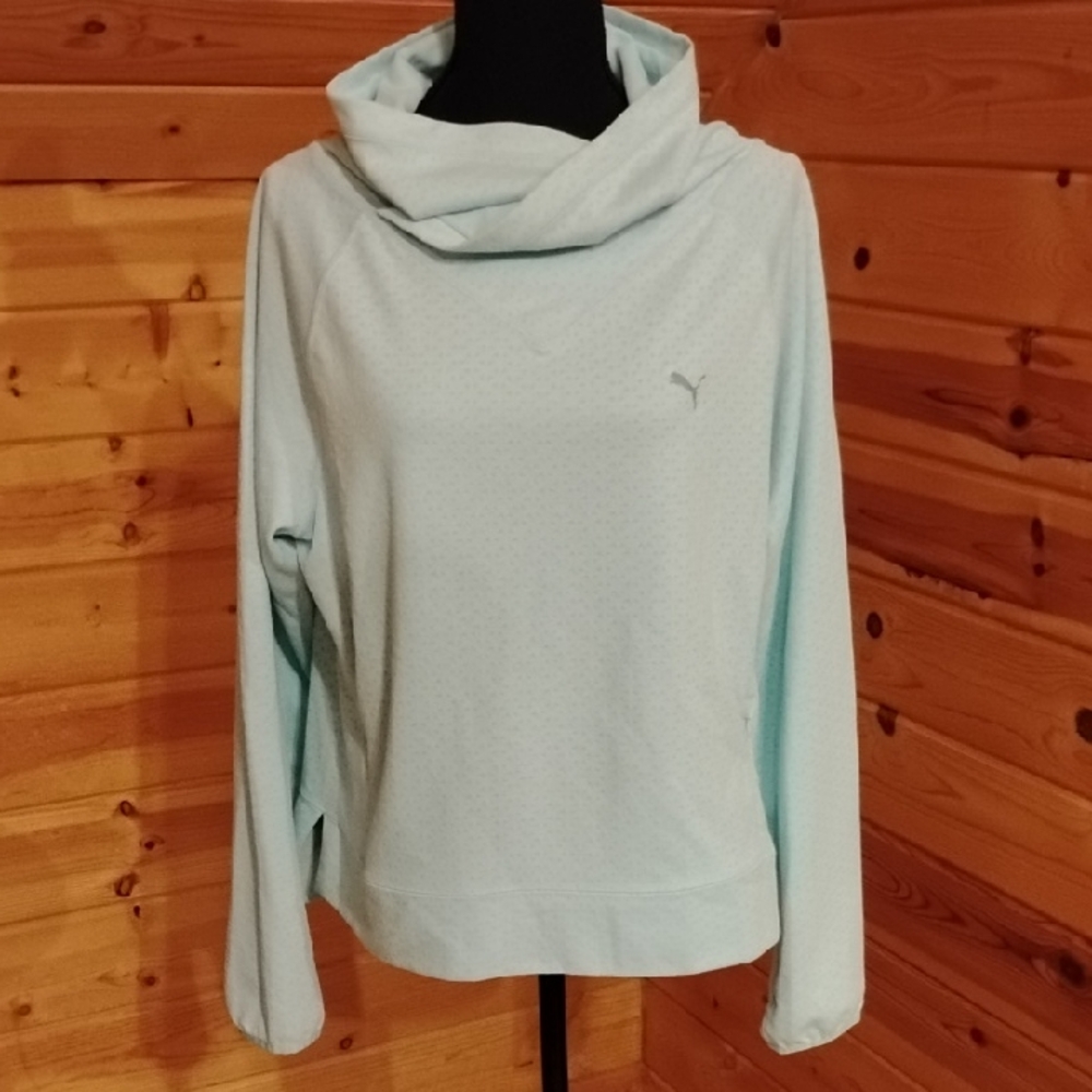 Puma Women's Light Blue Top